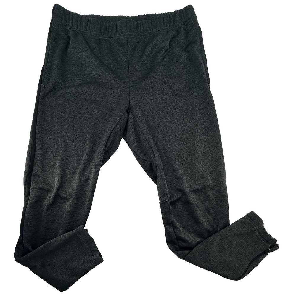 Adidas Boston Marathon Joggers Mens M Gray Athletic Sweatpants Logo